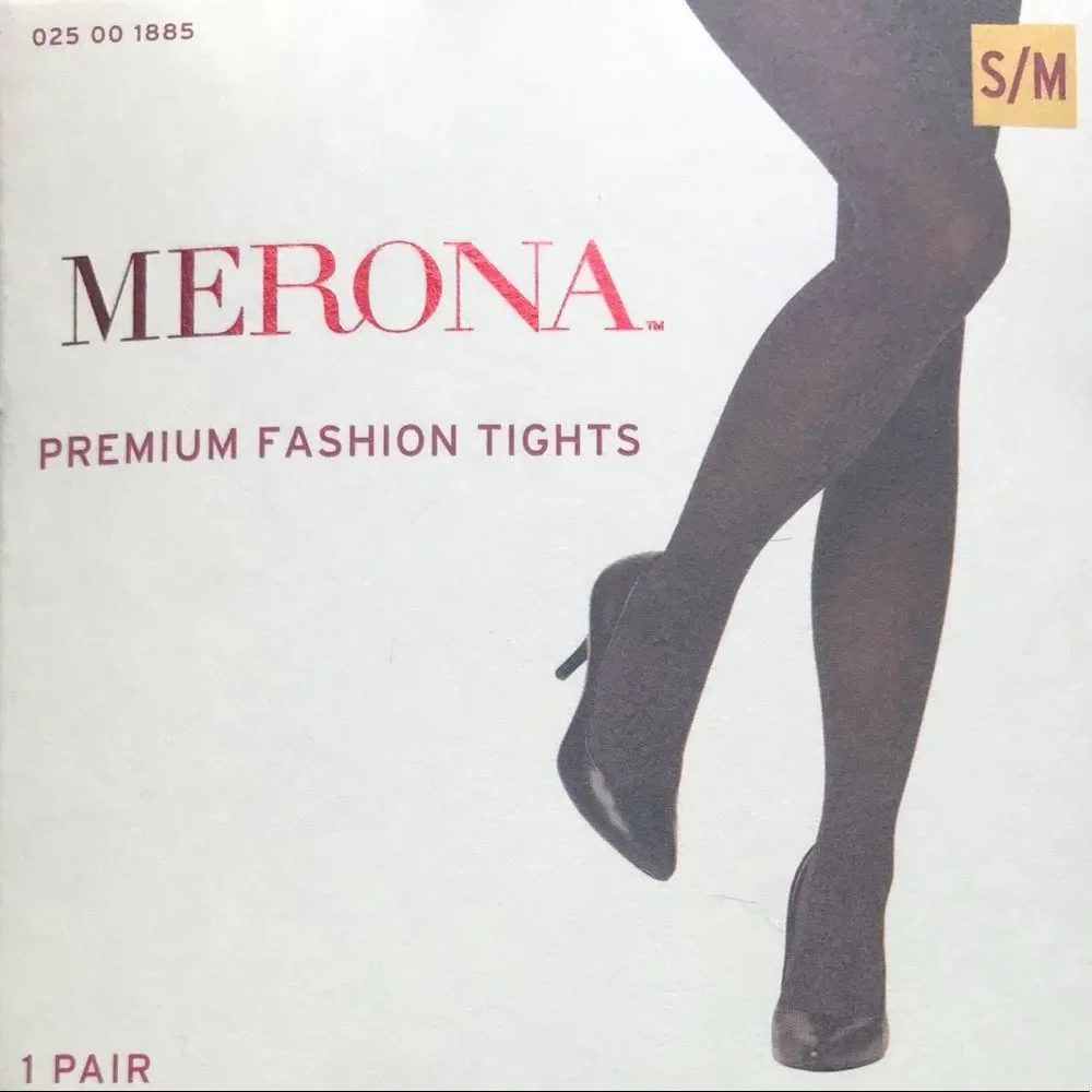 Merona Premium Fashion Tights Floral New